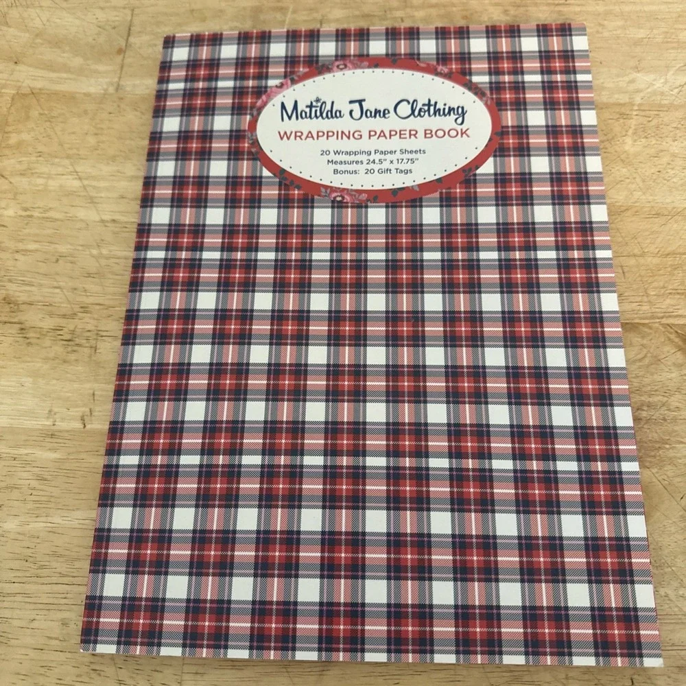 NEW Matilda Jane UNDER WRAPS Wrapping Paper 20 Sheets Plus Tags
